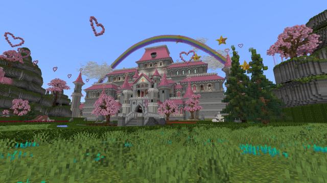 Screenshot of the Minecraft Bedrock Marketplace product Princess Trillionaire Castle created by Tristan Productions.