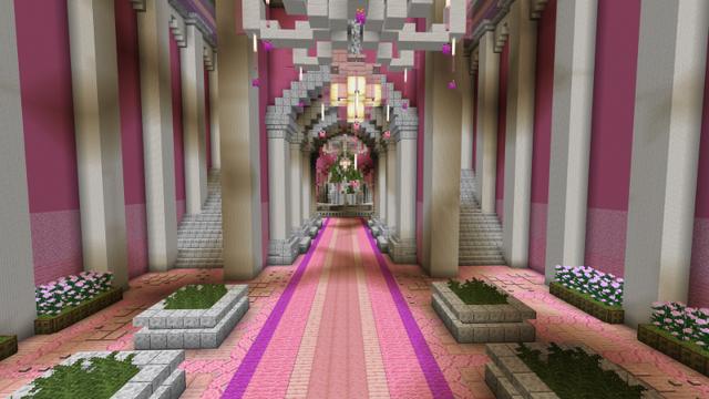 Screenshot of the Minecraft Bedrock Marketplace product Princess Trillionaire Castle created by Tristan Productions.