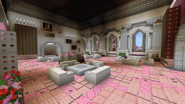 Screenshot of the Minecraft Bedrock Marketplace product Princess Trillionaire Castle created by Tristan Productions.