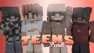 Thumbnail of the Minecraft Bedrock Marketplace product Punk Teens created by Tristan Productions.