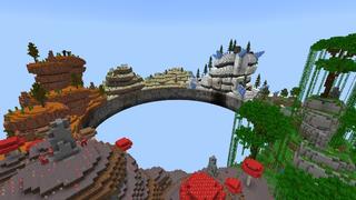 Screenshot of the Minecraft Bedrock Marketplace product Ring Survival created by Tristan Productions.