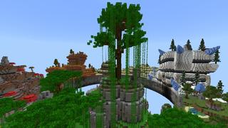 Screenshot of the Minecraft Bedrock Marketplace product Ring Survival created by Tristan Productions.
