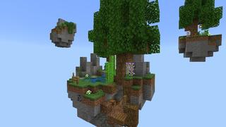 Screenshot of the Minecraft Bedrock Marketplace product Skyblock Adventures created by Tristan Productions.