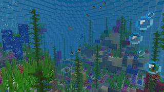 Screenshot of the Minecraft Bedrock Marketplace product Skyblock Bubbles created by Tristan Productions.