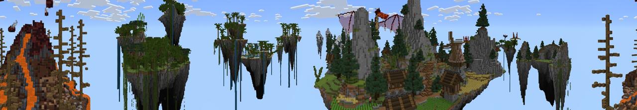 Panorama of the Minecraft Bedrock Marketplace product Skyblock Upgrade created by Tristan Productions.