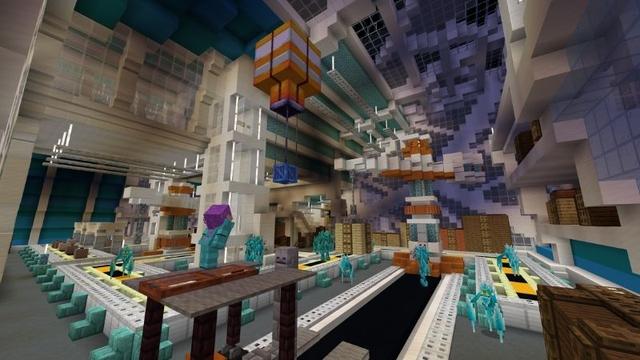 Screenshot of the Minecraft Bedrock Marketplace product Space Shenanigans created by Tristan Productions.