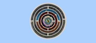 Panorama of the Minecraft Bedrock Marketplace product Spiral Parkour created by Tristan Productions.