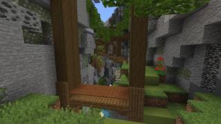 Screenshot of the Minecraft Bedrock Marketplace product Spiral Parkour created by Tristan Productions.