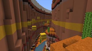 Screenshot of the Minecraft Bedrock Marketplace product Spiral Parkour created by Tristan Productions.