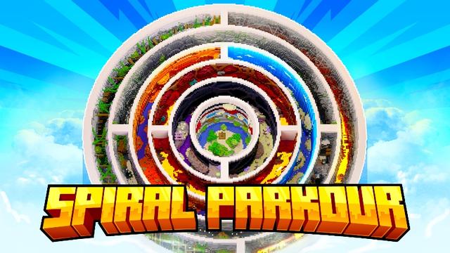 Thumbnail of the Minecraft Bedrock Marketplace product Spiral Parkour created by Tristan Productions.