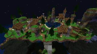 Screenshot of the Minecraft Bedrock Marketplace product Statue Holding Up Base created by Tristan Productions.