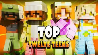Thumbnail of the Minecraft Bedrock Marketplace product Top Twelve Teens created by Tristan Productions.