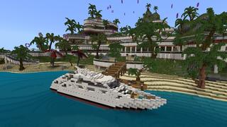 Screenshot of the Minecraft Bedrock Marketplace product Trillionaire Mansion created by Tristan Productions.