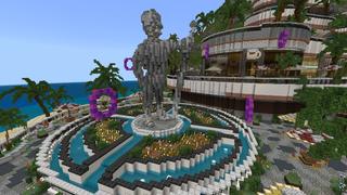 Screenshot of the Minecraft Bedrock Marketplace product Trillionaire Mansion created by Tristan Productions.