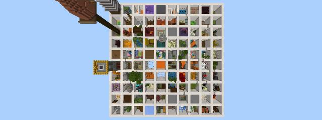 Panorama of the Minecraft Bedrock Marketplace product Ultimate Parkour Grid created by Tristan Productions.