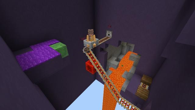 Screenshot of the Minecraft Bedrock Marketplace product Ultimate Parkour Grid created by Tristan Productions.
