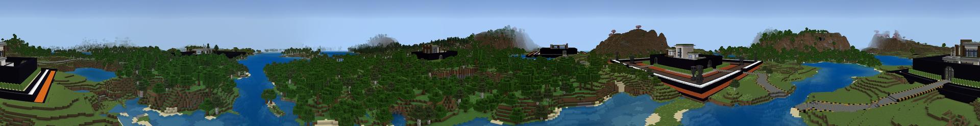 Panorama of the Minecraft Bedrock Marketplace product Ultimate Zombie Bunker created by Tristan Productions.