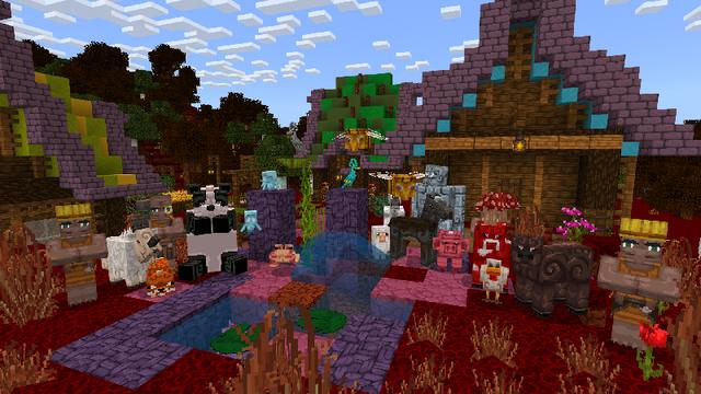 Screenshot of the Minecraft Bedrock Marketplace product Upsidedown created by Tristan Productions.