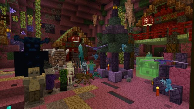 Screenshot of the Minecraft Bedrock Marketplace product Upsidedown created by Tristan Productions.