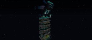 Panorama of the Minecraft Bedrock Marketplace product Warden Parkour created by Tristan Productions.