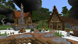 Screenshot of the Minecraft Bedrock Marketplace product Winter Mansion Bunker created by Tristan Productions.