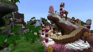 Screenshot of the Minecraft Bedrock Marketplace product Winter Mansion Bunker created by Tristan Productions.