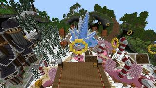 Screenshot of the Minecraft Bedrock Marketplace product Winter Mansion Bunker created by Tristan Productions.