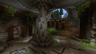 Screenshot of the Minecraft Bedrock Marketplace product Winter Mansion Bunker created by Tristan Productions.