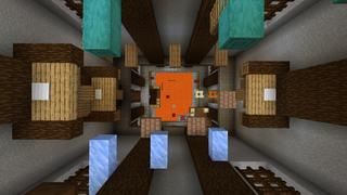 Screenshot of the Minecraft Bedrock Marketplace product Winter Mansion Bunker created by Tristan Productions.
