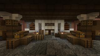 Screenshot of the Minecraft Bedrock Marketplace product Winter Mansion Bunker created by Tristan Productions.