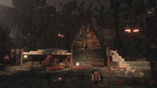 Screenshot of the Minecraft Bedrock Marketplace product Ultimate Pale Garden created by TrixyBlox.