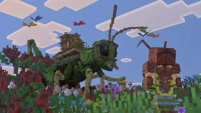 Screenshot of the Minecraft Bedrock Marketplace product Ultimate Survival: Solarpunk Island created by TrixyBlox.