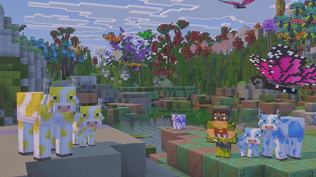 Screenshot of the Minecraft Bedrock Marketplace product Ultimate Survival: Solarpunk Island created by TrixyBlox.