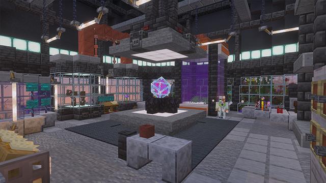 Screenshot of the Minecraft Bedrock Marketplace product Ultimate Survival: Solarpunk Island created by TrixyBlox.
