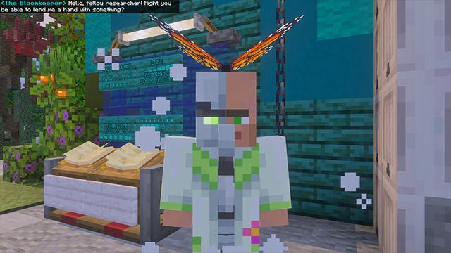 Screenshot of the Minecraft Bedrock Marketplace product Ultimate Survival: Solarpunk Island created by TrixyBlox.