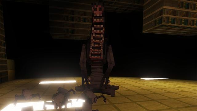 Screenshot of the Minecraft Bedrock Marketplace product BACKROOMS Add-On created by Tsunami Studios.