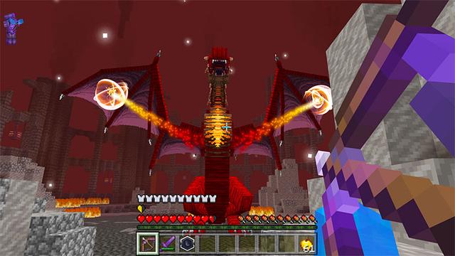 Screenshot of the Minecraft Bedrock Marketplace product BOSS EXPANSION created by Tsunami Studios.