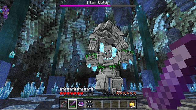 Screenshot of the Minecraft Bedrock Marketplace product BOSS EXPANSION created by Tsunami Studios.