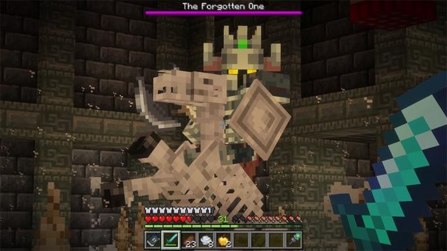 Screenshot of the Minecraft Bedrock Marketplace product Dungeon Crawler Add-On created by Tsunami Studios.
