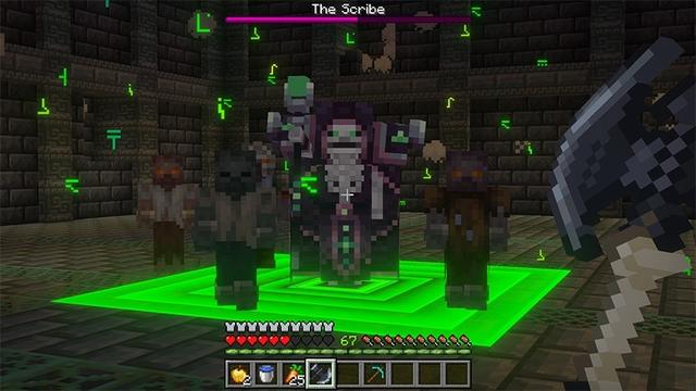 Screenshot of the Minecraft Bedrock Marketplace product Dungeon Crawler Add-On created by Tsunami Studios.