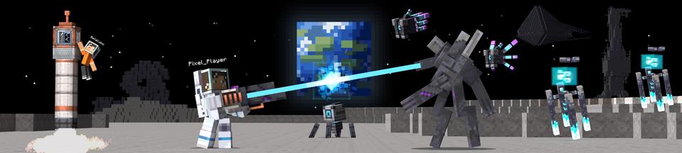 Panorama of the Minecraft Bedrock Marketplace product Expanse: Dimension Add-On created by Tsunami Studios.