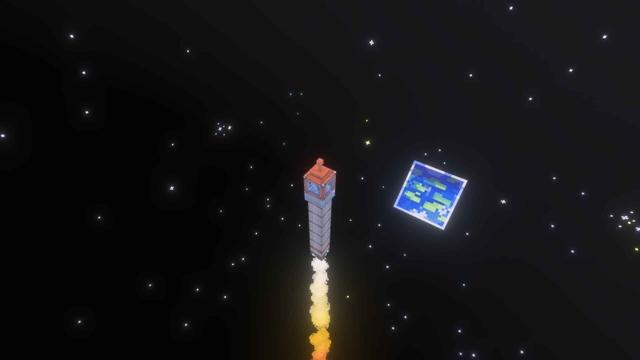 Screenshot of the Minecraft Bedrock Marketplace product Expanse: Dimension Add-On created by Tsunami Studios.