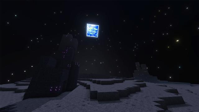 Screenshot of the Minecraft Bedrock Marketplace product Expanse: Dimension Add-On created by Tsunami Studios.