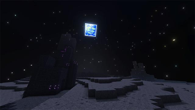 Screenshot of the Minecraft Bedrock Marketplace product Expanse: Dimension Add-On created by Tsunami Studios.