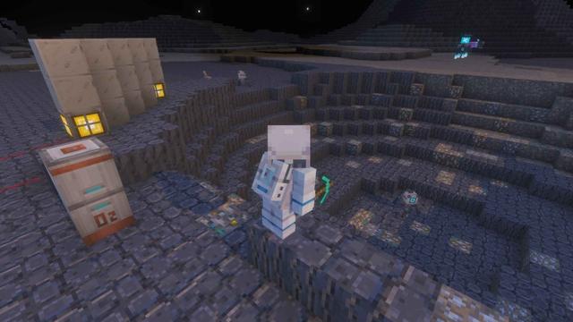 Screenshot of the Minecraft Bedrock Marketplace product Expanse: Dimension Add-On created by Tsunami Studios.