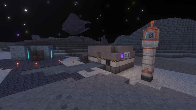 Screenshot of the Minecraft Bedrock Marketplace product Expanse: Dimension Add-On created by Tsunami Studios.