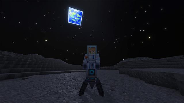 Screenshot of the Minecraft Bedrock Marketplace product Expanse: Dimension Add-On created by Tsunami Studios.
