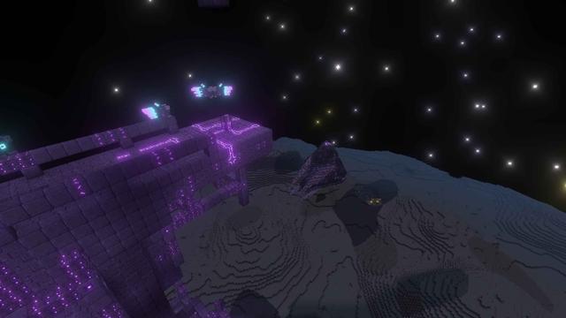Screenshot of the Minecraft Bedrock Marketplace product Expanse: Dimension Add-On created by Tsunami Studios.