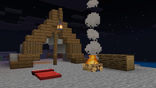 Screenshot of the Minecraft Bedrock Marketplace product Explore! Add-On created by Tsunami Studios.