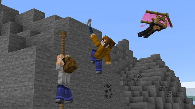 Screenshot of the Minecraft Bedrock Marketplace product Explore! Add-On created by Tsunami Studios.